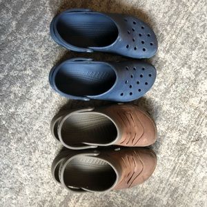 Two pairs of crocs for $20